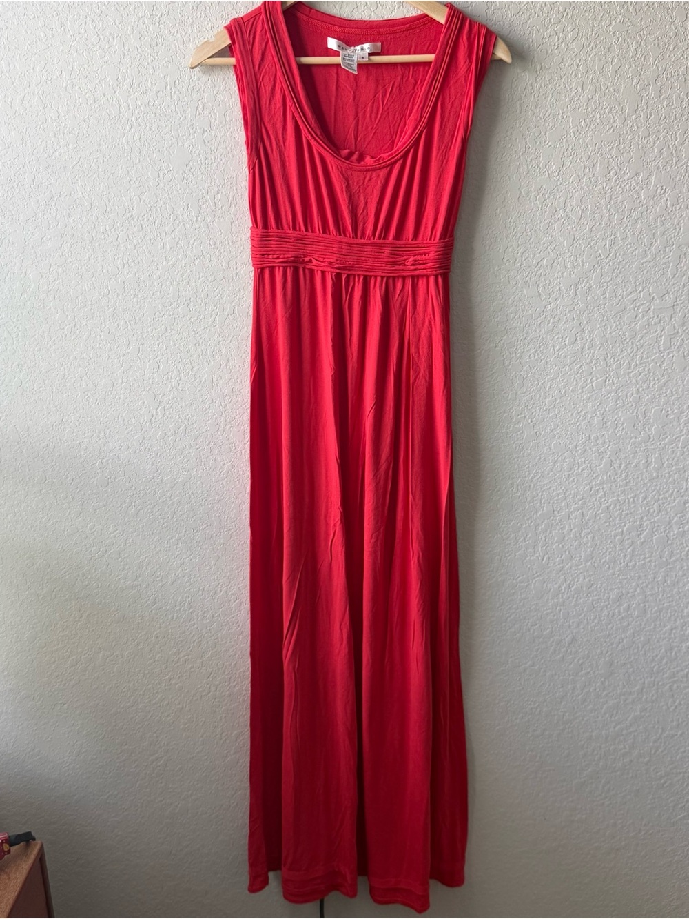 Max Studio Sleeveless Red/Orange Maxi Dress
